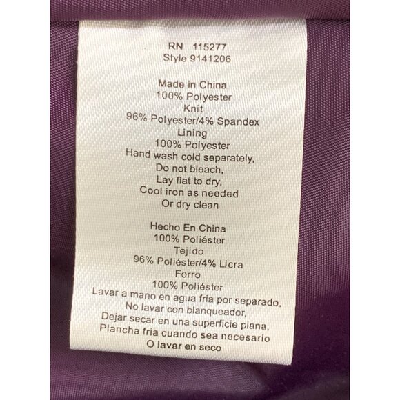 New Ignite Evenings Floral High-Low Organza Dress Cap Sleeve Size 14 8714 - Picture 5 of 8